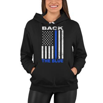 Back The Blue Support Our Police Tshirt Women Hoodie - Monsterry
