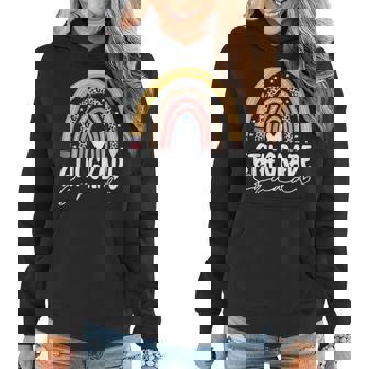 Back To School Rainbow 6Th Sixth Grade Squad For Teachers Women Hoodie - Thegiftio