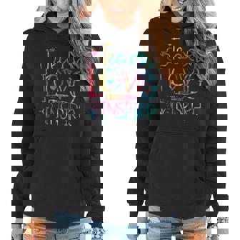 Back To School Teach Love Inspire Teaching Kindness Teacher Women Hoodie - Thegiftio