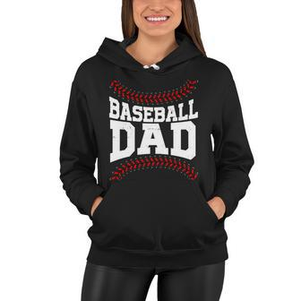 Baseball Dad Sports Fan Tshirt Women Hoodie - Monsterry