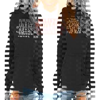 Believer Motivator Innovator Educator Retro Teacher Gifts V3 Women Hoodie Graphic Print Hooded Sweatshirt - Thegiftio