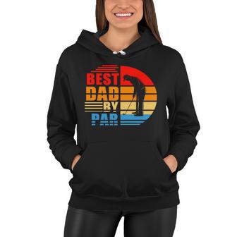 Best Dad By Par Retro Golf Sunset Tshirt Women Hoodie - Monsterry AU