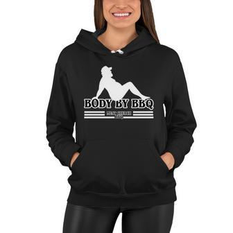 Body By Bbq Vintage Meat Church Tshirt Women Hoodie - Monsterry