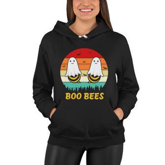 Boo Bees Ghost Halloween Quote V2 Women Hoodie - Monsterry