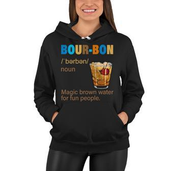 Bourbon Magic Brown Water For Fun People V2 Women Hoodie - Monsterry UK