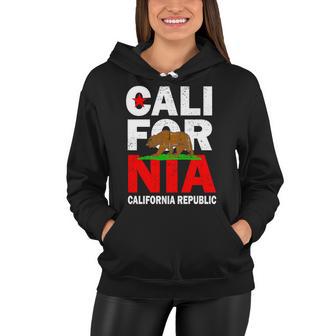 Cali California Republic Logo Tshirt Women Hoodie - Monsterry