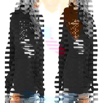California United States Map Women Hoodie - Thegiftio