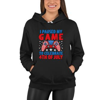 Celebrate 4Th Of July Gamer Funny Fourth Women Hoodie - Monsterry AU