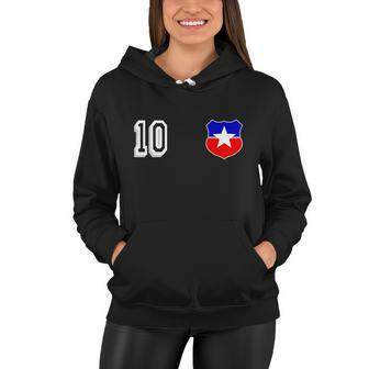 Chile Soccer La Roja Jersey Number Women Hoodie - Monsterry