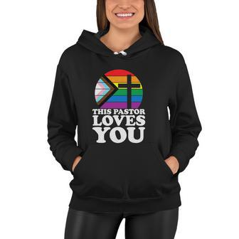 Christian Ally Inclusive Pride Clergy This Pastor Loves You Women Hoodie - Monsterry UK