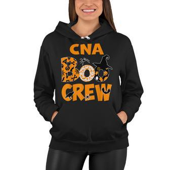 Cna Boo Crew Witch Nurse Ghost Costume Funny Halloween Women Hoodie - Seseable