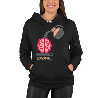 Coffee Loading Brain Women Hoodie - Monsterry AU