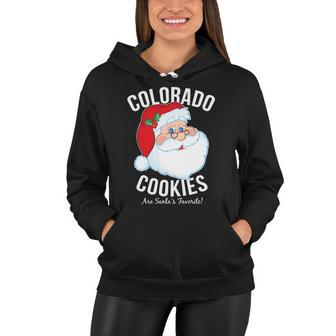 Colorado Cookies Are Santas Favorite Tshirt Women Hoodie - Monsterry UK