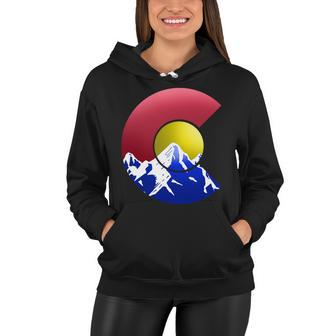 Colorado Mountains Tshirt Women Hoodie - Monsterry UK