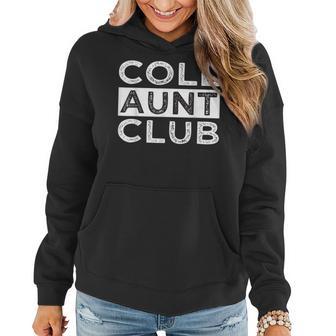 Cool Aunt Club Funny Smile Colorful Cool Aunt Club V2 Women Hoodie - Thegiftio UK