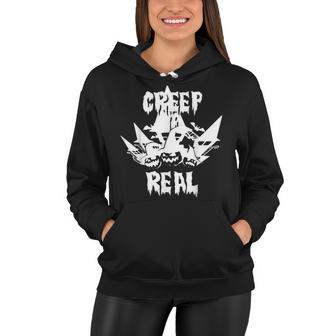 Creep It Real Funny Halloween Costume Women Hoodie - Seseable