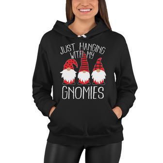 Cute Christmas Just Hanging With My Gnomies Tshirt Women Hoodie - Monsterry AU