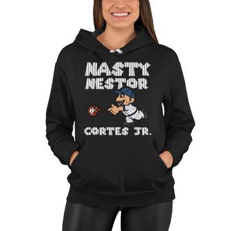 Cute Nasty Nestor Cortes Jr Baseball Legend Catch Ball Women Hoodie - Monsterry DE