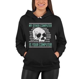 Cyber Hacker Computer Security Expert Cybersecurity V2 Women Hoodie - Monsterry CA