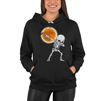 Dabbing Skeleton Dancing Funny Halloween Costume Boys Men Women Hoodie - Seseable