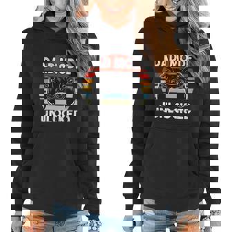 Dad Mode Unlocked Gamer Player Father Mother Family Love Women Hoodie - Thegiftio