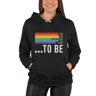 Dare To Be Yourself Lgbt Pride Month Women Hoodie - Monsterry
