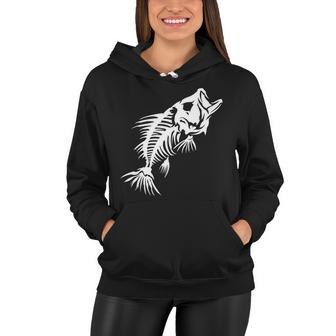 Dead Fish Skeleton X-Ray Tshirt Women Hoodie - Monsterry
