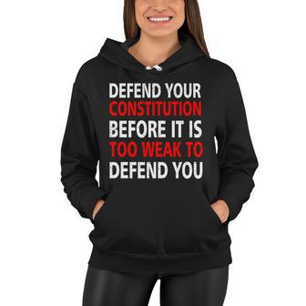 Defend Your Constitution Women Hoodie - Monsterry AU