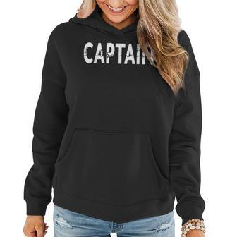Dibs On The Captain Funny Captain Wife Saying Women Hoodie - Thegiftio UK