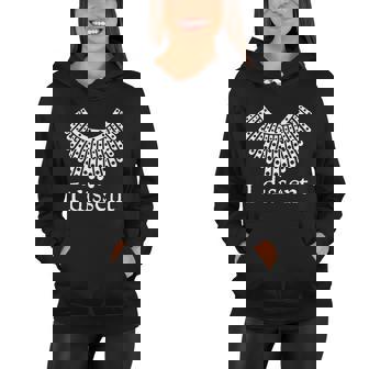 Dissent Shirt I Dissent Collar Rbg For Womens Right I Dissent Women Hoodie - Monsterry
