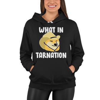 Doge What In Tarnation Tshirt Women Hoodie - Monsterry
