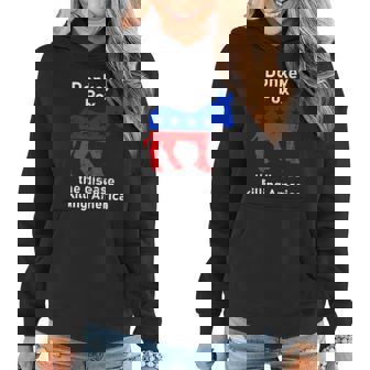 Donkey Pox Donkey Political Funny Satire Graphic Design Printed Casual Daily Basic Women Hoodie - Thegiftio UK