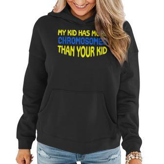 Down Syndrome Kid Mom Dad Gifts Idea Down Syndrome Women Hoodie Graphic Print Hooded Sweatshirt - Thegiftio UK