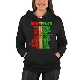 Dream Like Leader Juneteenth Black History Month Mens Womens Women Hoodie - Monsterry