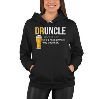 Druncle Like A Normal Uncle Only Drunker Tshirt Women Hoodie - Monsterry UK