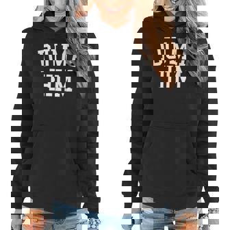 Dump Him Black Women Hoodie Graphic Print Hooded Sweatshirt - Thegiftio UK