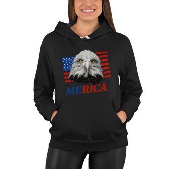 Eagle Mullet 4Th Of July Usa American Flag Merica Gift V11 Women Hoodie - Monsterry