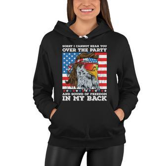 Eagle Mullet Sound Of Freedom Party In The Back 4Th Of July Gift V2 Women Hoodie - Monsterry UK