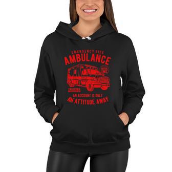 Emergency Ride Ambulance Women Hoodie - Monsterry