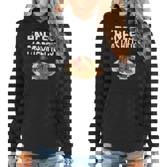 Endless Pastabilities Gifts Funny Pasta Spaghetti Women Hoodie Graphic Print Hooded Sweatshirt - Thegiftio UK