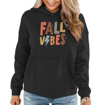Fall Colorful Fall Vibes For You Idea Design Women Hoodie Graphic Print Hooded Sweatshirt - Seseable