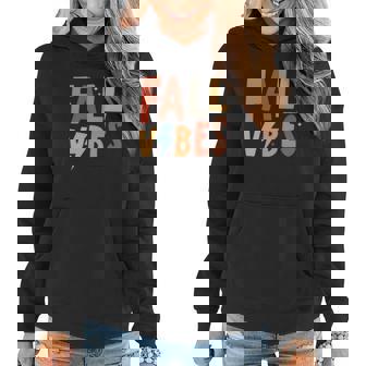 Fall Colorful Fall Vibes For You Idea Design Women Hoodie Graphic Print Hooded Sweatshirt - Seseable