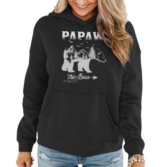 Family 365 Papaw Bear Grandpa Gift Women Hoodie Graphic Print Hooded Sweatshirt - Thegiftio UK
