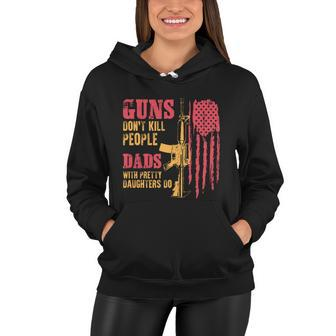 Father Daughter Funny Fathers Day Dad Gift Women Hoodie - Monsterry