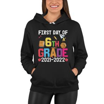 First Day Of School 6Th Grade Now Loading Back To School Women Hoodie - Thegiftio UK