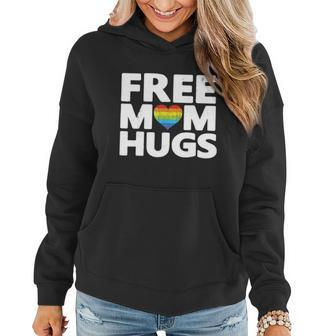 Free Mom Hugs Cute Gift Free Mom Hugs Rainbow Gay Pride Gift Women Hoodie - Thegiftio UK
