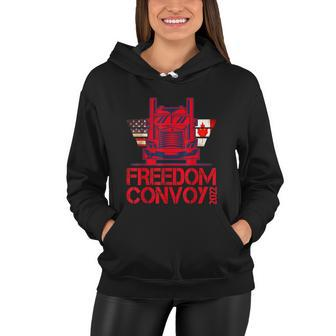 Freedom Convoy 2022 Support Our Truckers Convoy Women Hoodie - Monsterry
