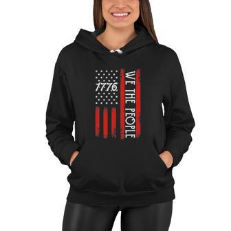 Funny 4Th Of July 1776 American Flag Women Hoodie - Monsterry