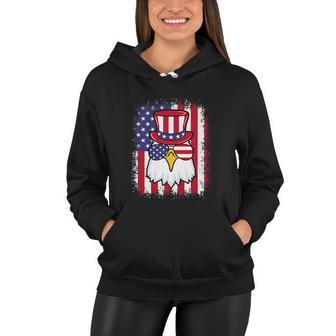 Funny 4Th Of July American Flag Patriotic Eagle Usa V2 Women Hoodie - Monsterry