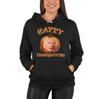 Funny Biden Happy Christmas Halloween Thanksgiving Women Hoodie - Monsterry DE
